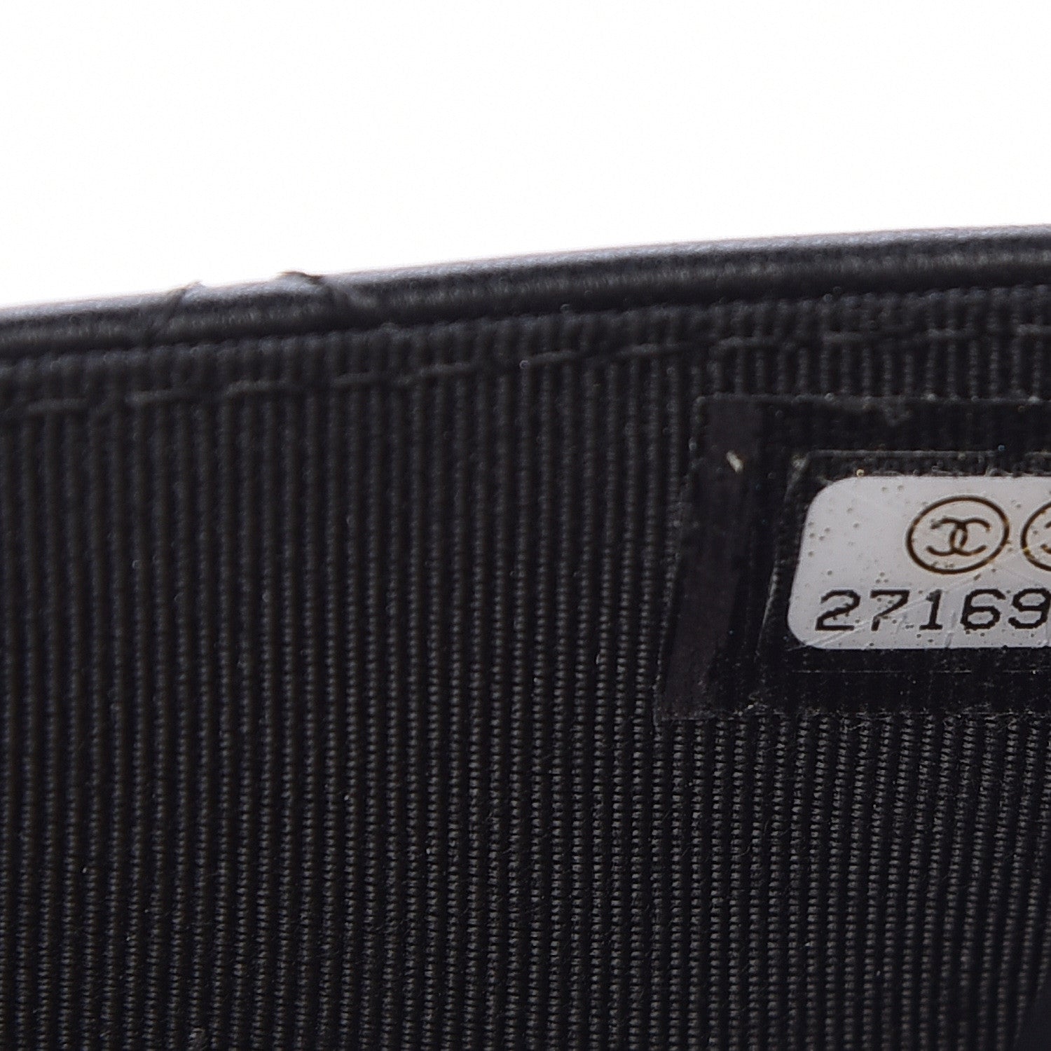 Chanel Lambskin Quilted Wallet On Chain WOC Black 8 of 12