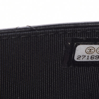 Chanel Lambskin Quilted Wallet On Chain WOC Black 8 of 12