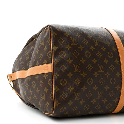 Louis Vuitton Monogram Keepall Bandouliere 55 8 of 15