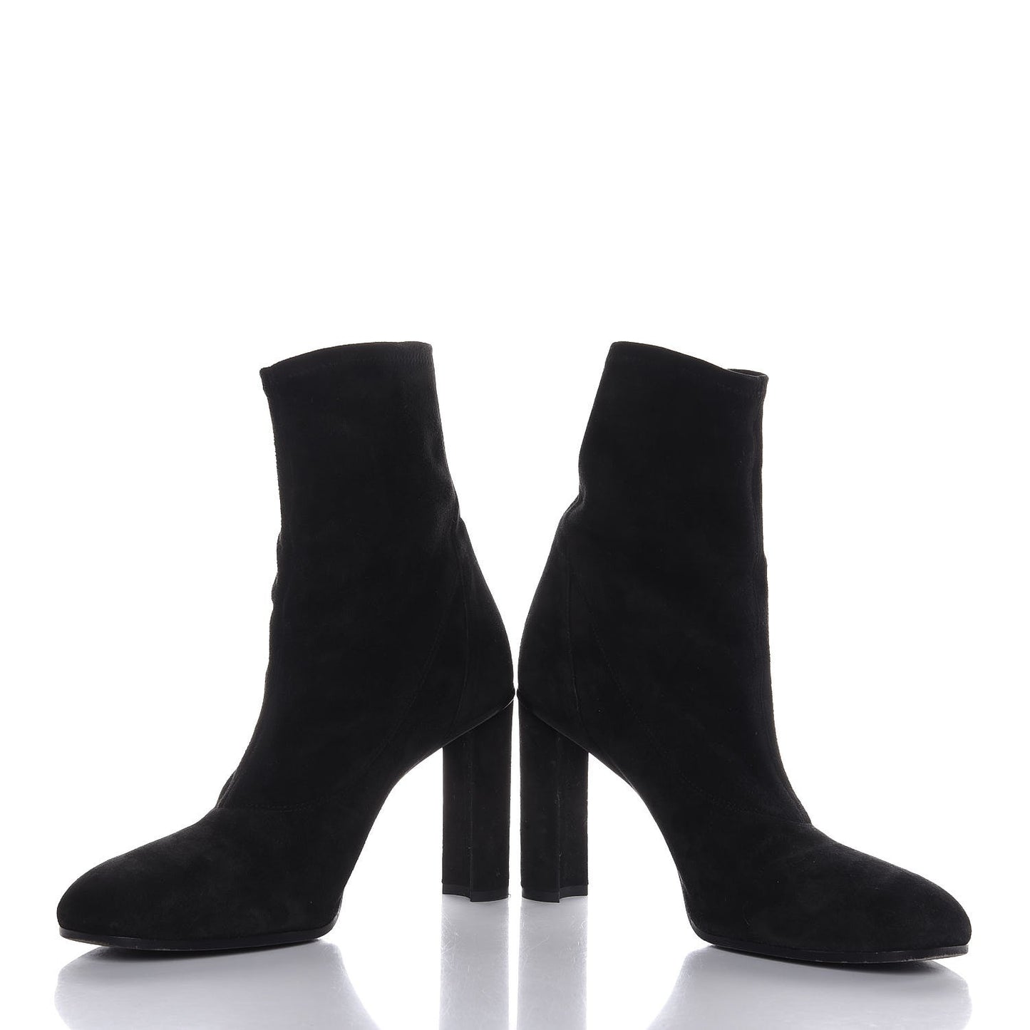 Suede Ankle Boots 39.5 Black