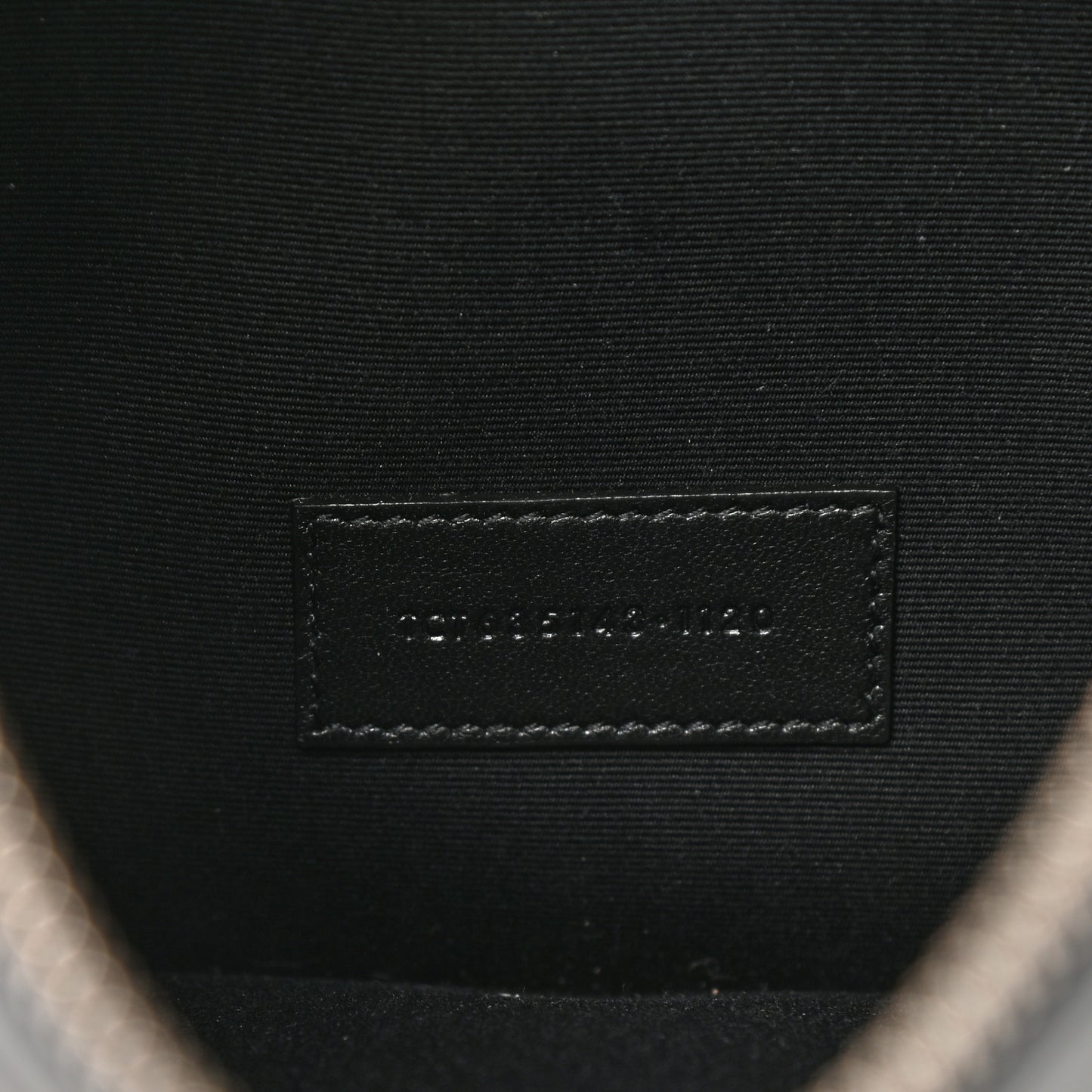 Grain De Poudre Zipped Tablet Holder Black