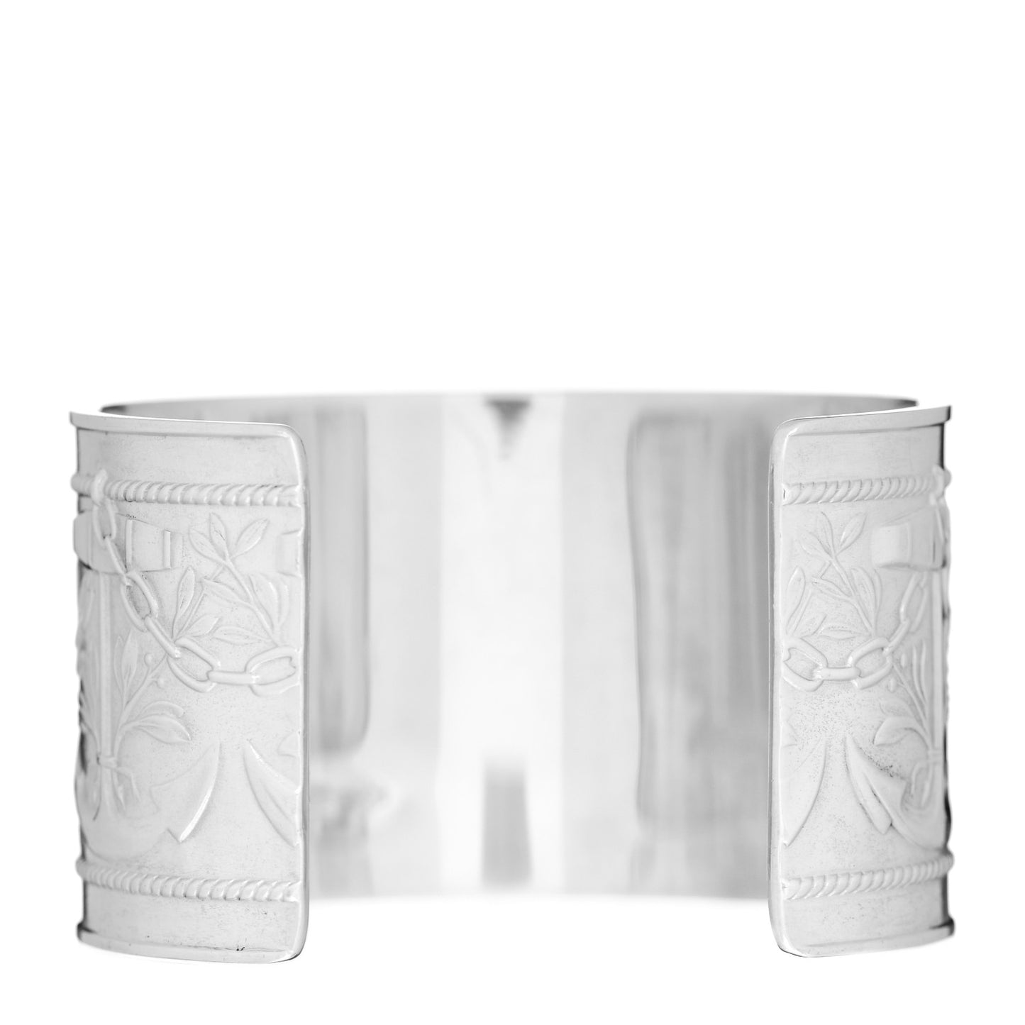 Sterling Silver Makers Anchor Cuff Bracelet