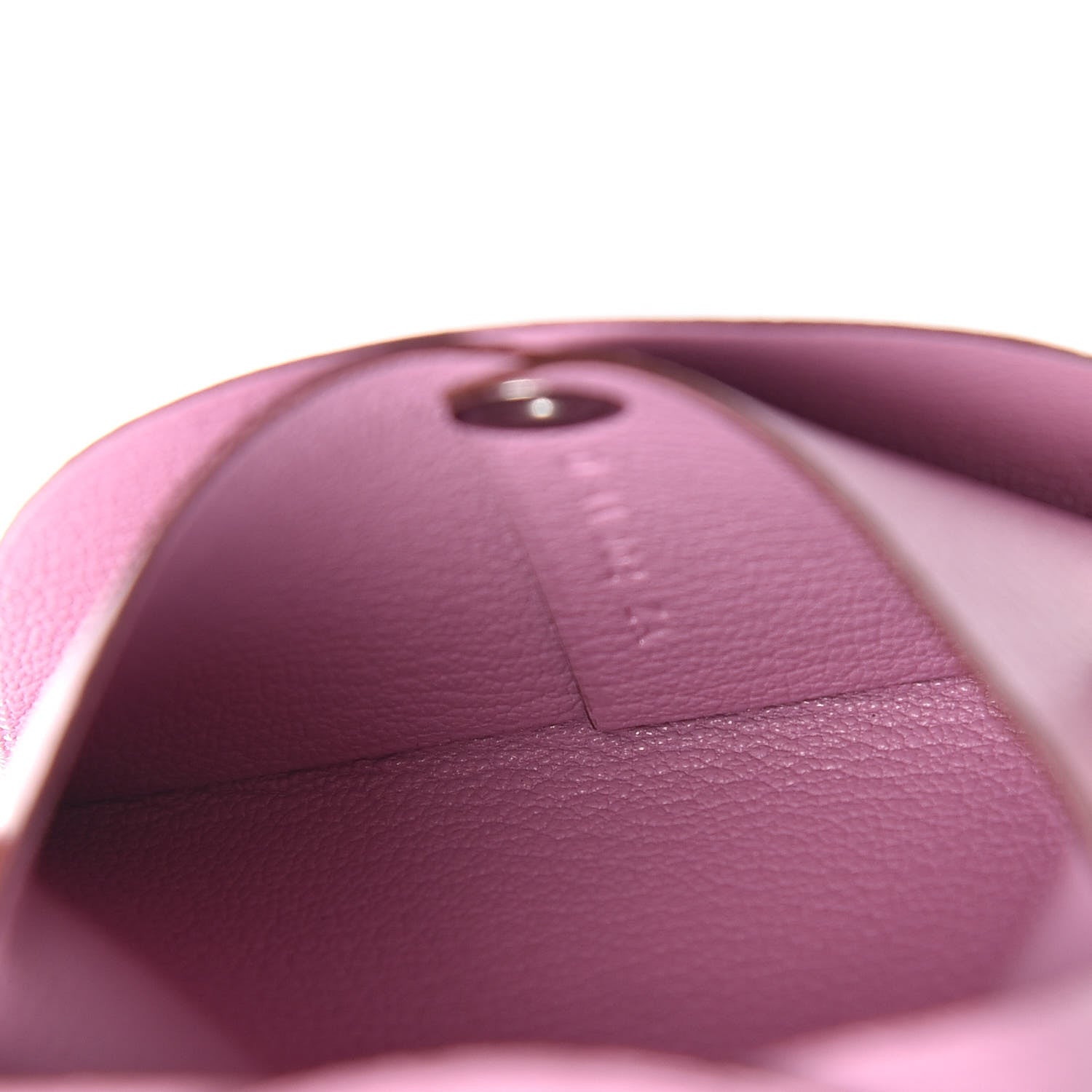 Hermes Chevre Mysore Bastia Coin Purse Mauve Sylvestre 5 of 7