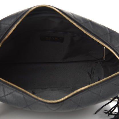 Chanel Caviar Quilted Large Coco Tassel Camera Case Black 5 of 10