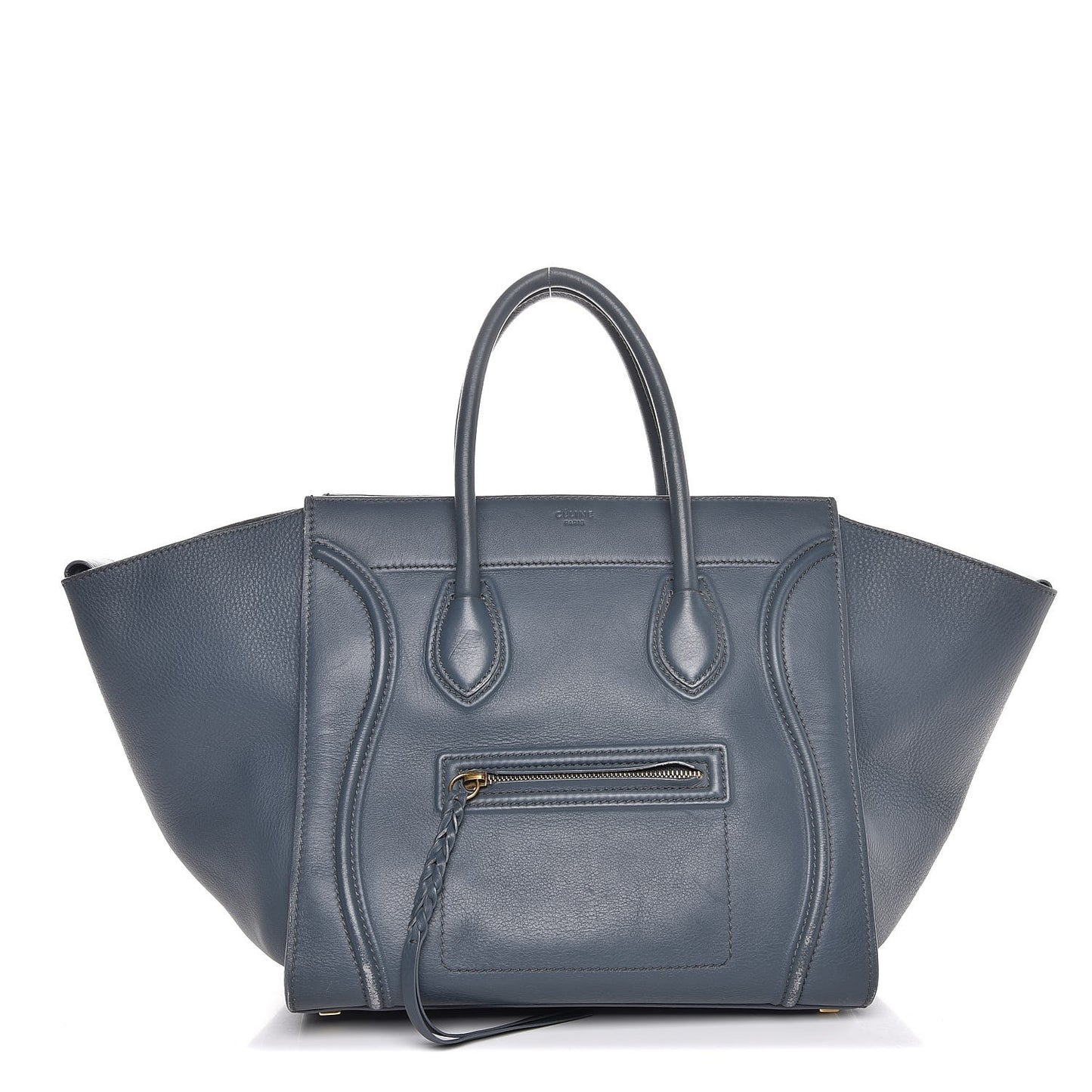 Supple Calfskin Medium Phantom Luggage Slate Blue