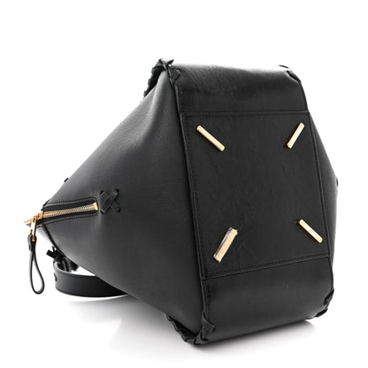 Loewe Calfskin Small Whipstitch Hammock Shoulder Bag Black 4 of 11