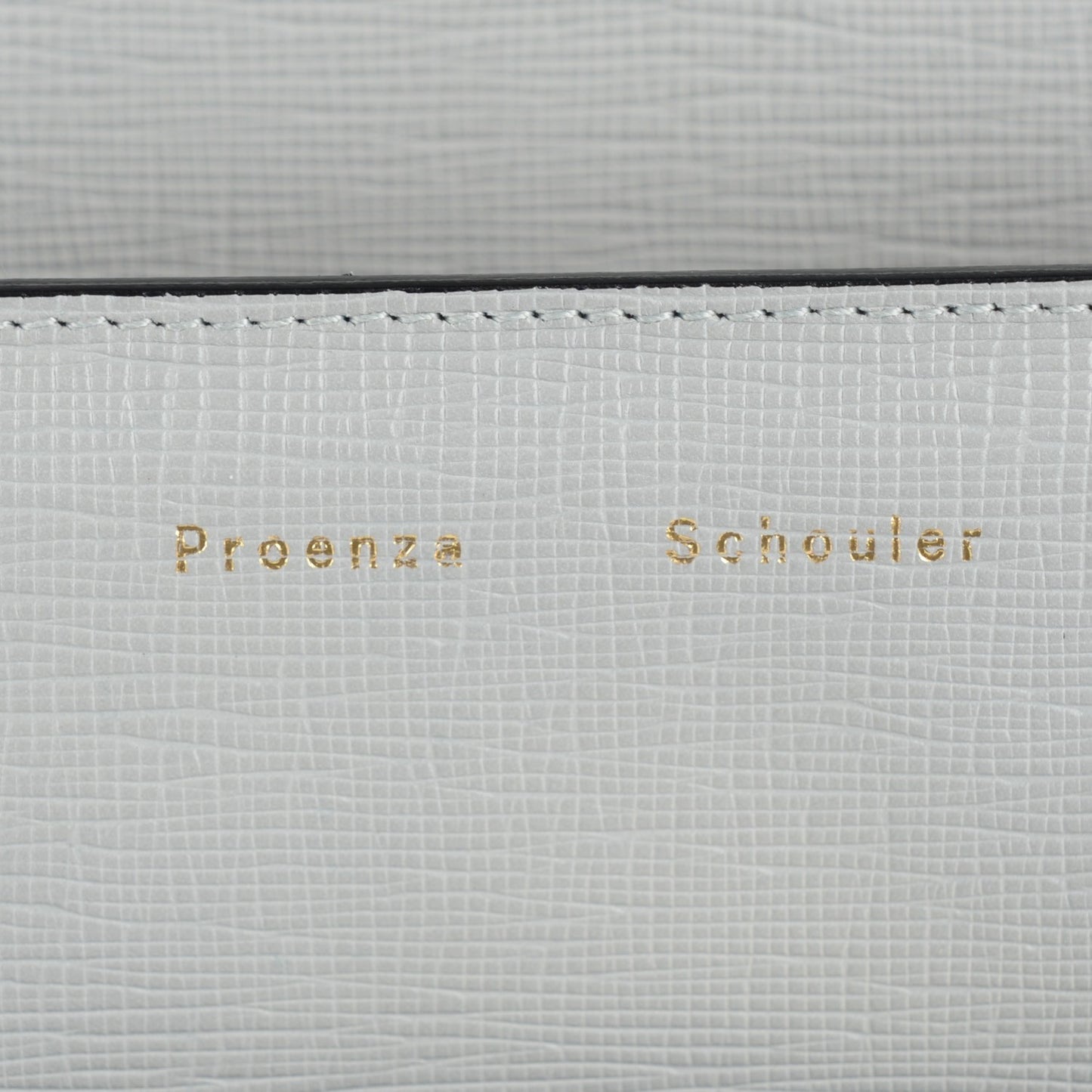 Saffiano PS11 Tiny Shoulder Bag Icy Pearl