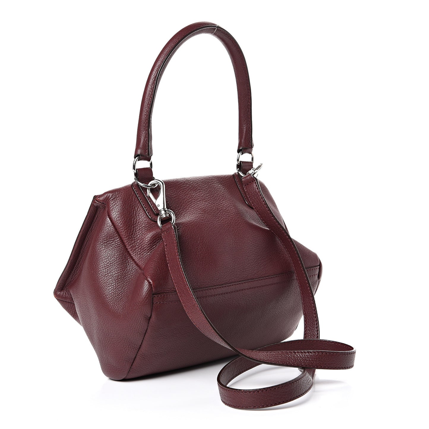 Sugar Goatskin Small Pandora Oxblood