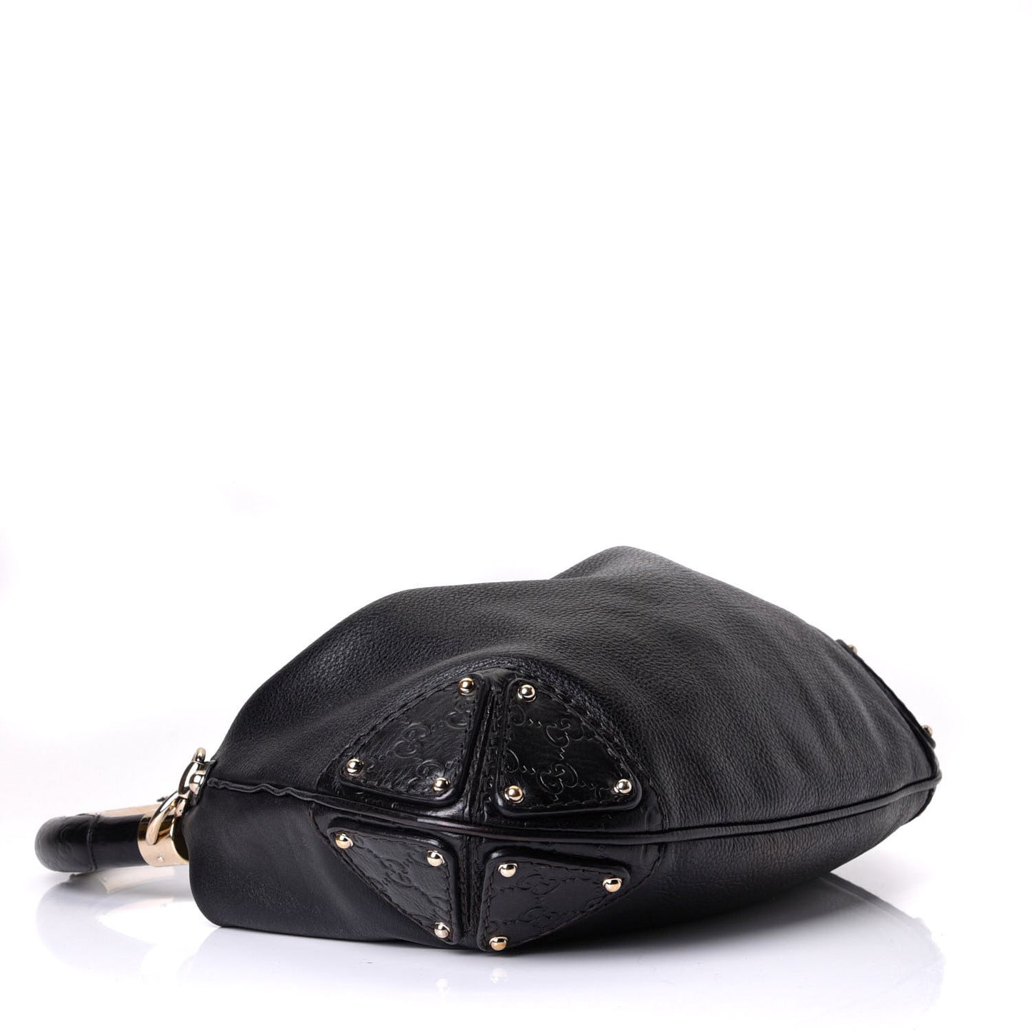 Calfskin Medium Indy Top Handle Hobo Black