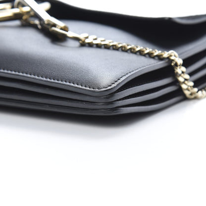 Chloe Suede Calfskin Medium Faye Shoulder Bag Black 10 of 14