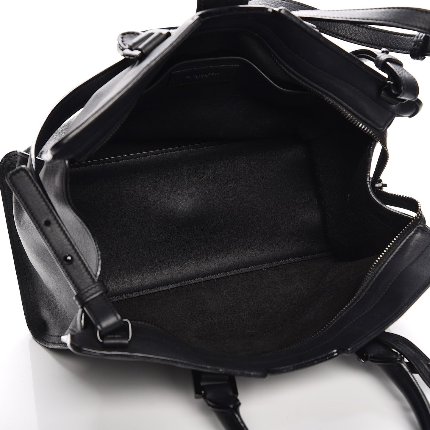 Smooth Calfskin Small Monogram Cabas Black