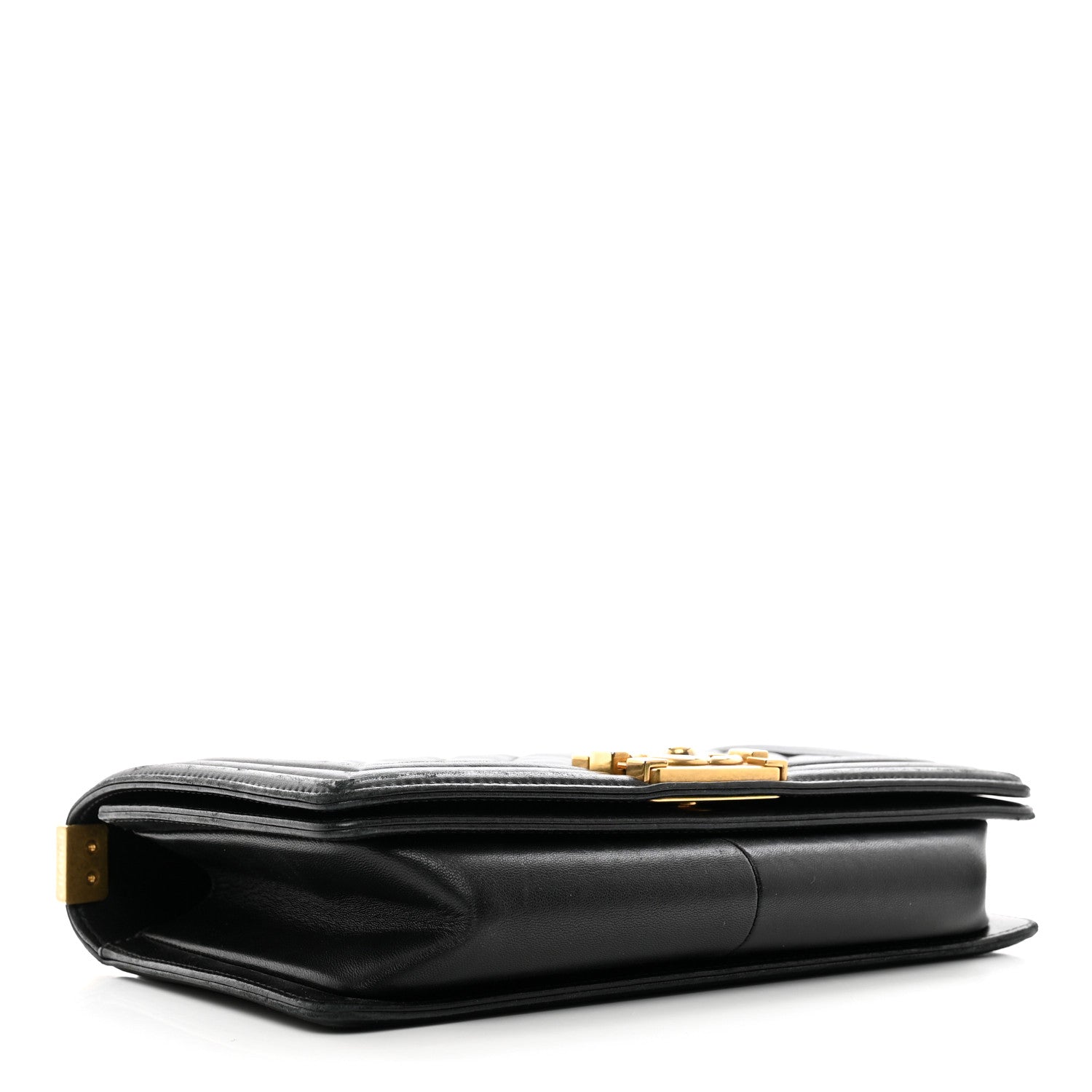 Chanel Lambskin Quilted Medium Boy Flap Black 4 of 12