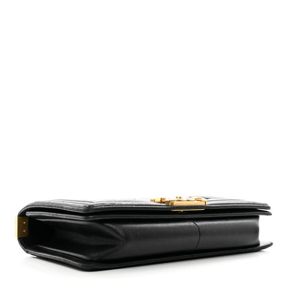 Chanel Lambskin Quilted Medium Boy Flap Black 4 of 12