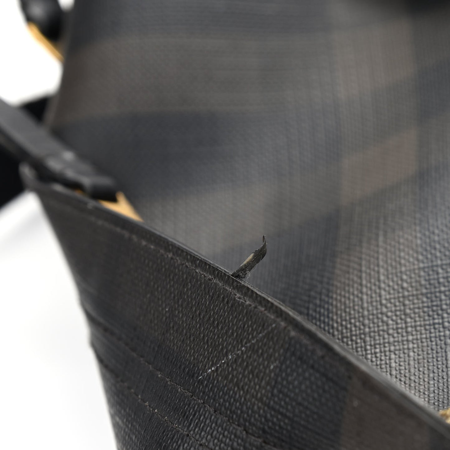 Smoked Check Backpack Black Brown