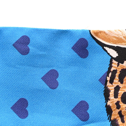 Hermes Silk Jungle Love Love Twilly Bleu Gitane Gris Bleuete 5 of 5