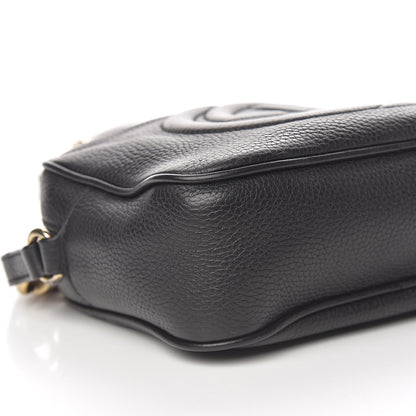 Gucci Pebbled Calfskin Small Soho Disco Bag Black 10 of 17