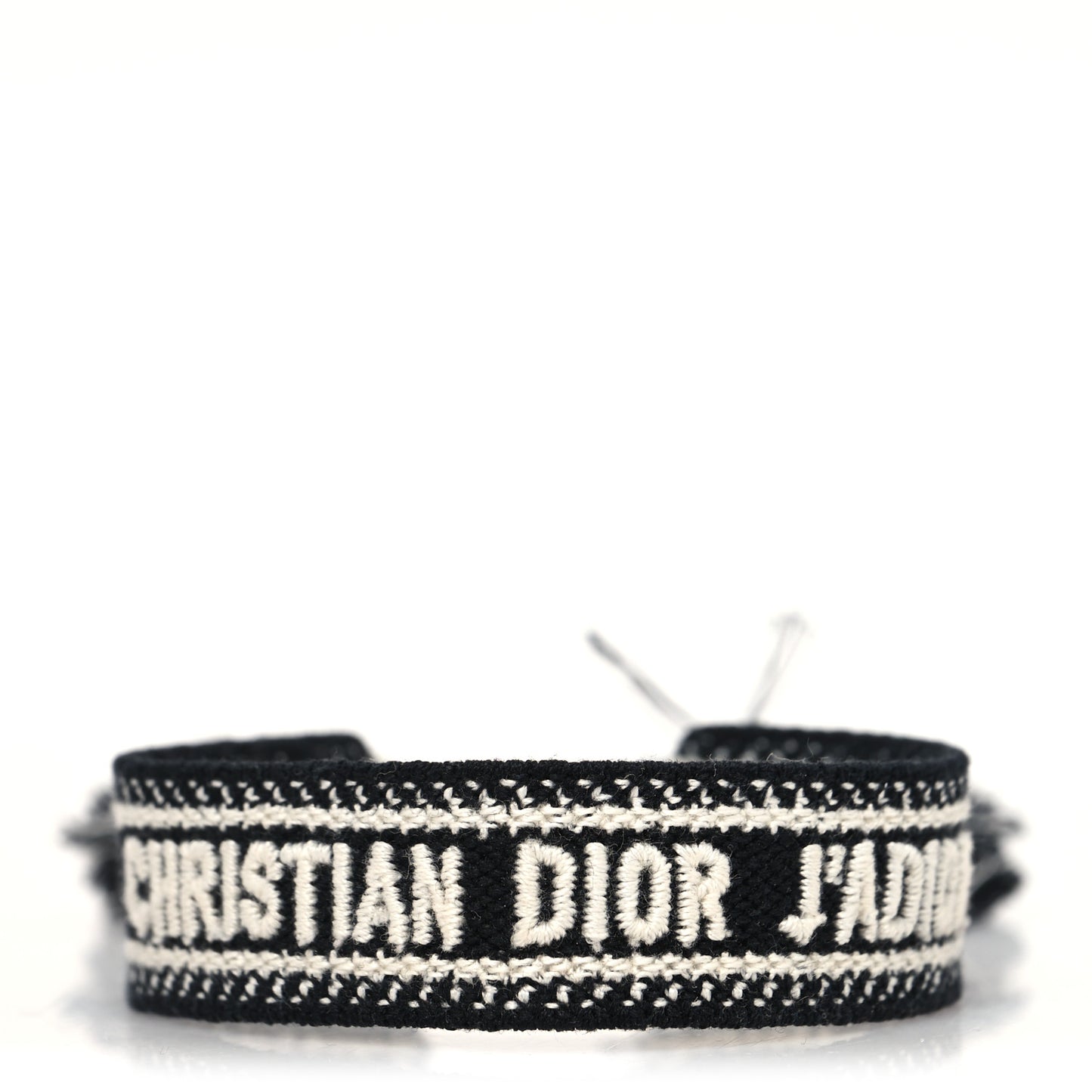 Woven Cotton J'Adior Friendship Bracelet Black