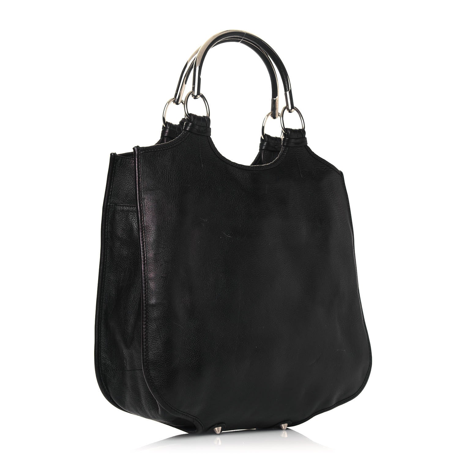 Christian Dior Calfskin 61 Tote Black 3 of 18