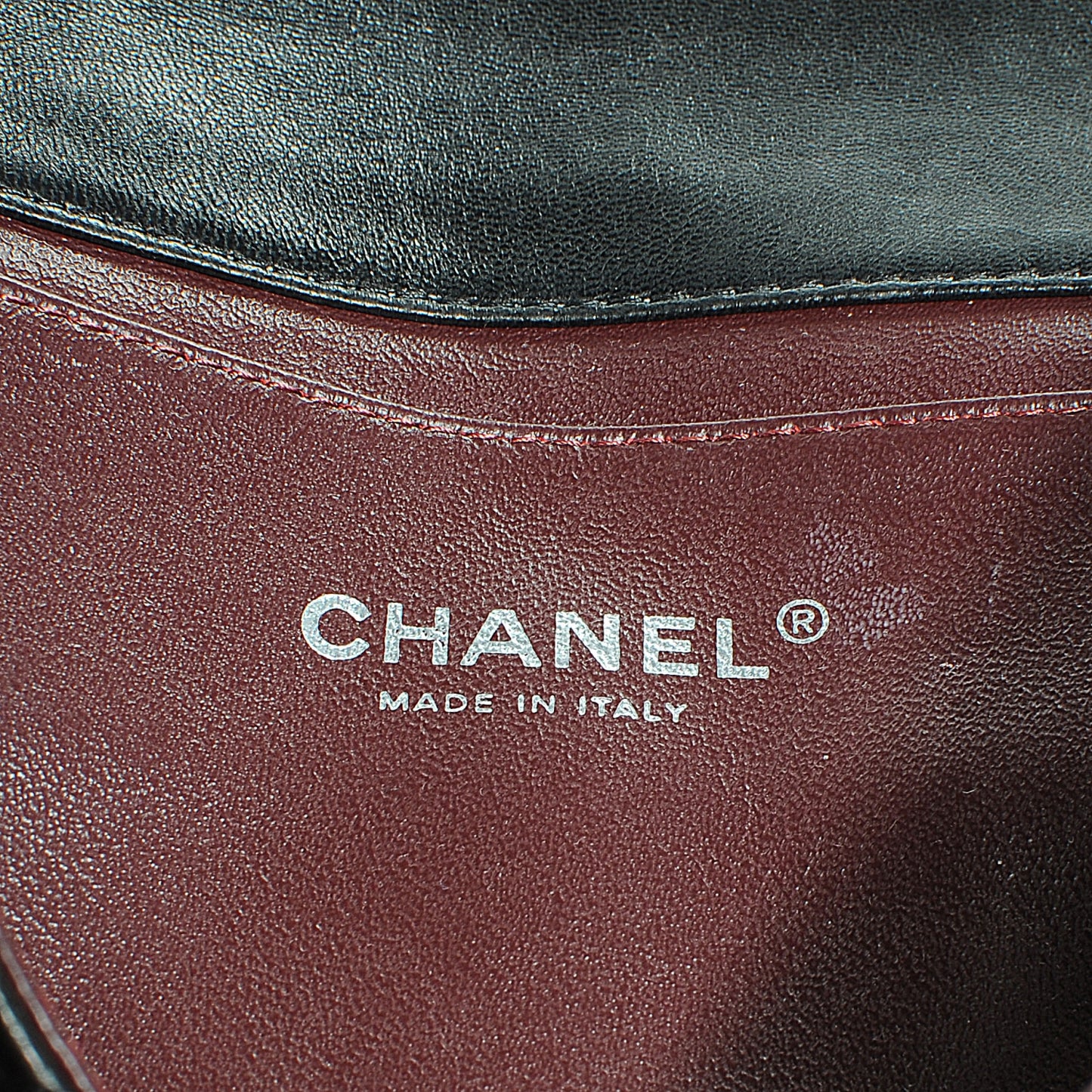 Lambskin Quilted Clutch Flap Black