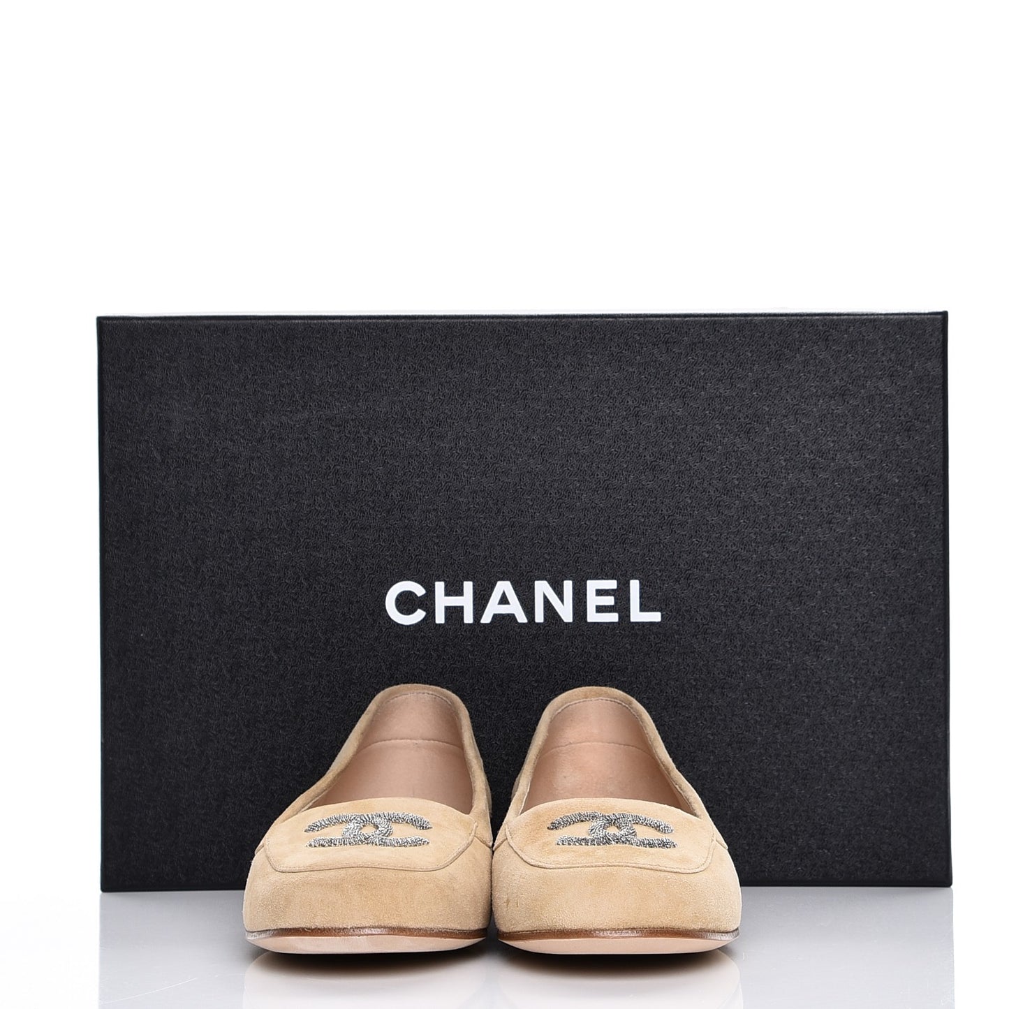 Kid Suede CC Flats 36.5 Beige