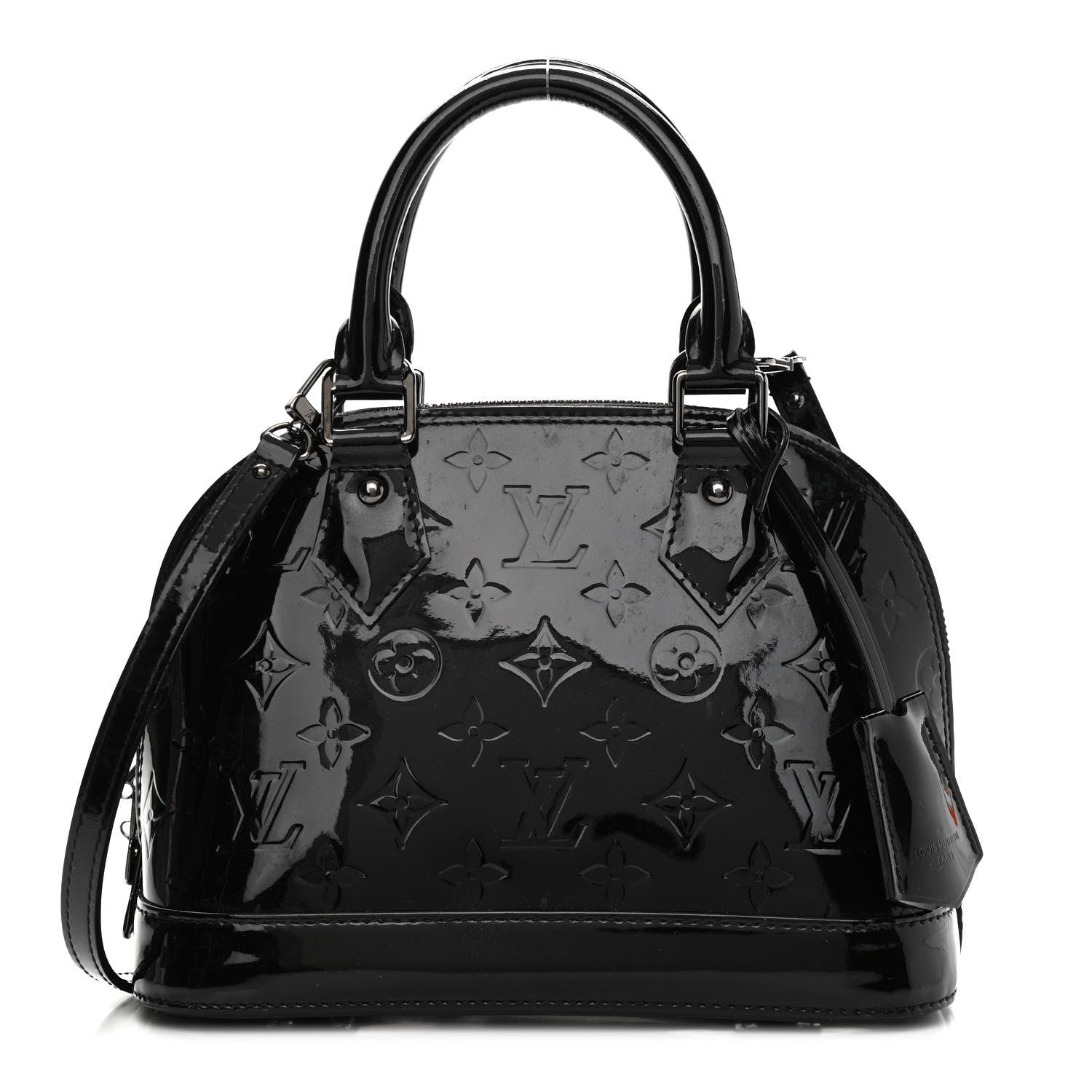 Louis Vuitton Vernis Alma BB Noir Magnetique 1 of 12