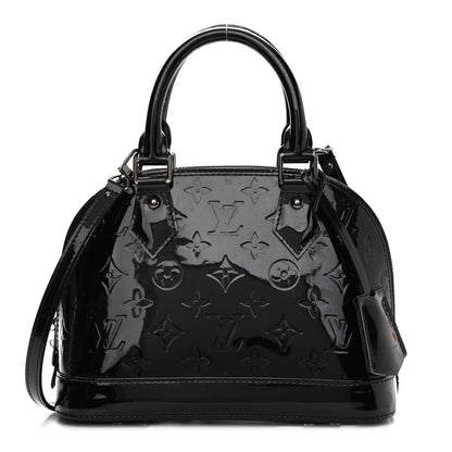 Louis Vuitton Vernis Alma BB Noir Magnetique 1 of 12