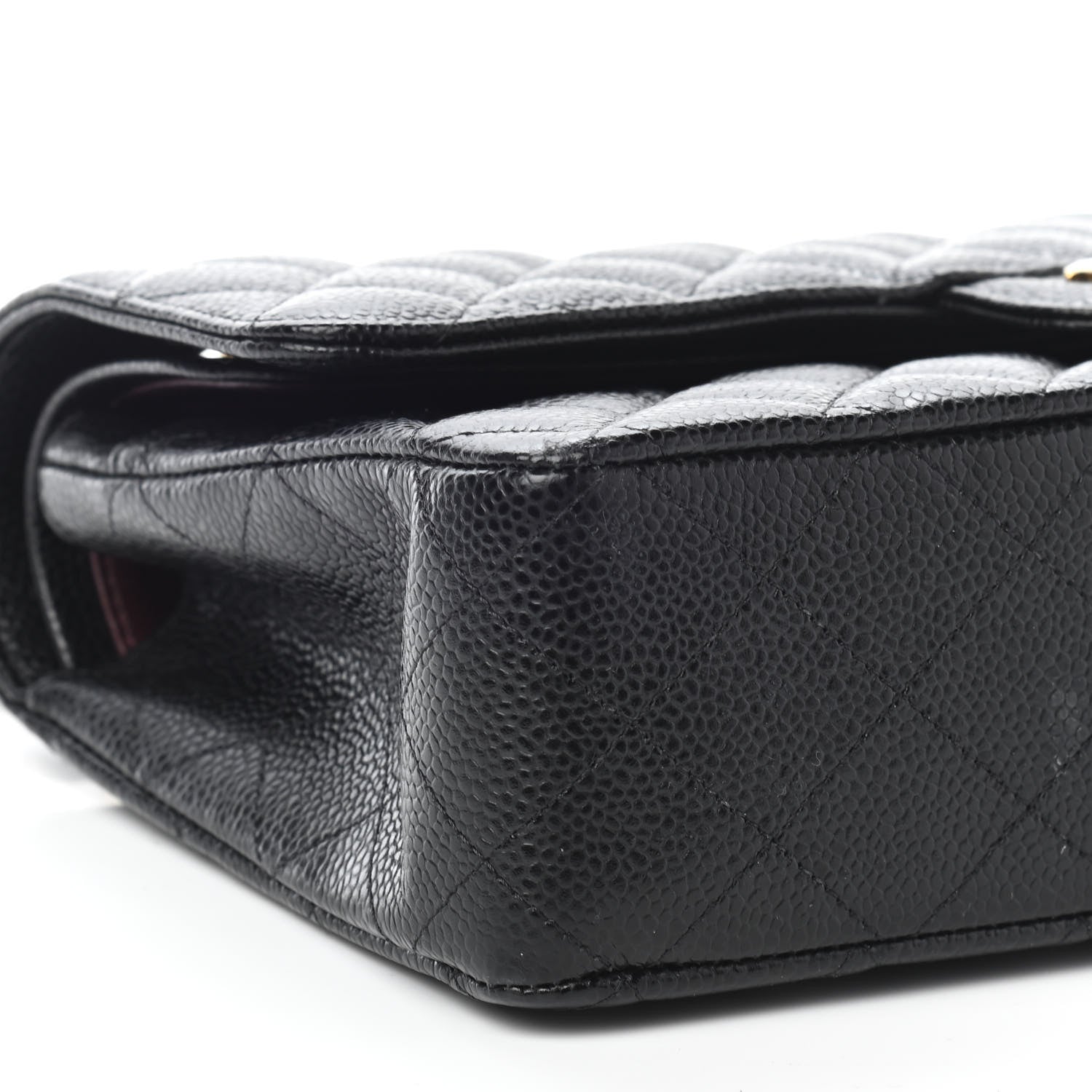 Chanel Caviar Quilted Medium Double Flap Black 8 of 10