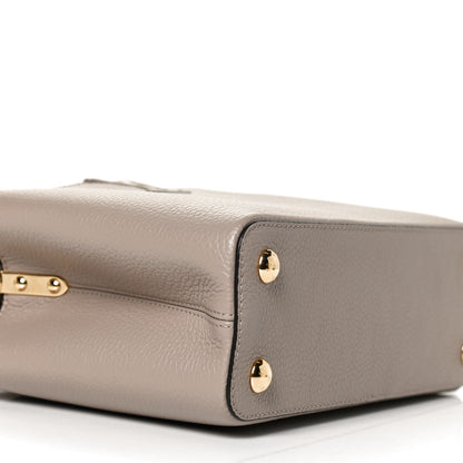 Louis Vuitton Taurillon Capucines BB Galet 8 of 9