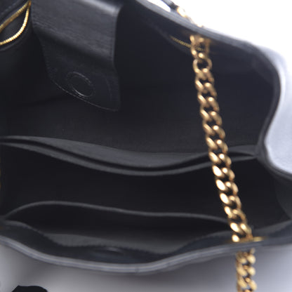 Louis Vuitton Calfskin New Wave Chain Tote Black 4 of 10