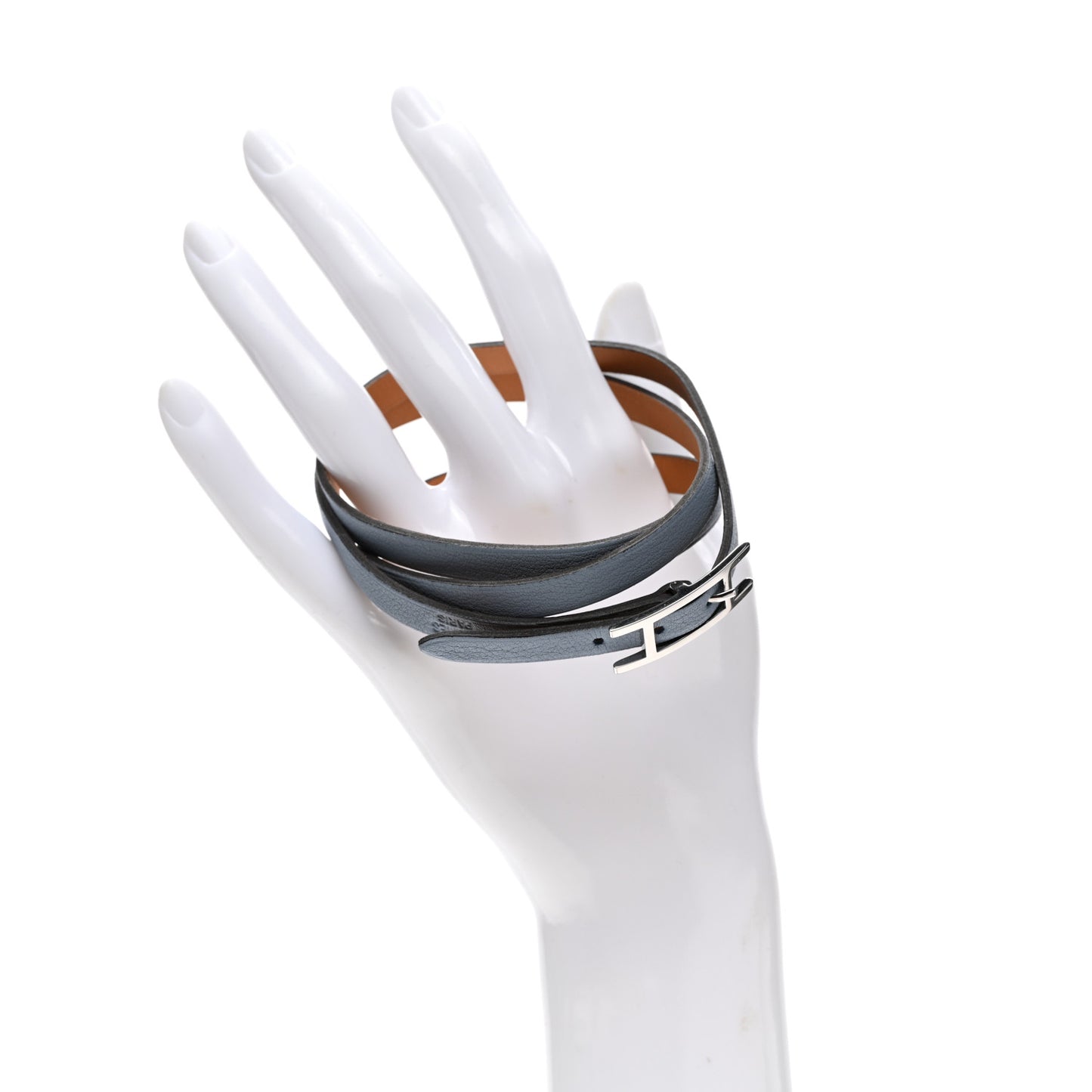 Swift Hapi 3 MM Triple Tour Wrap Bracelet M Bleu Lin