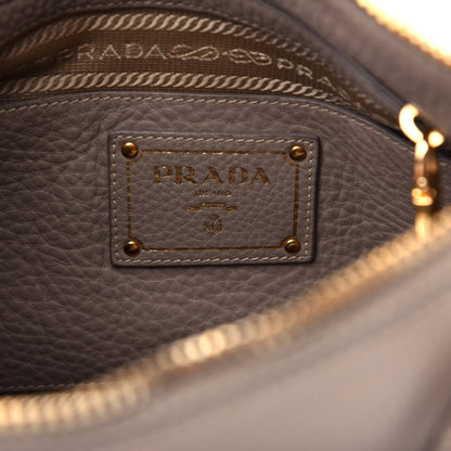 Prada Vitello Daino Shoulder Bag Argilla 6 of 10