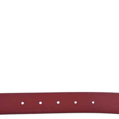 Gucci Plutone Calfskin Double G 30mm Belt 75 30 Rosso Ancora 4 of 5