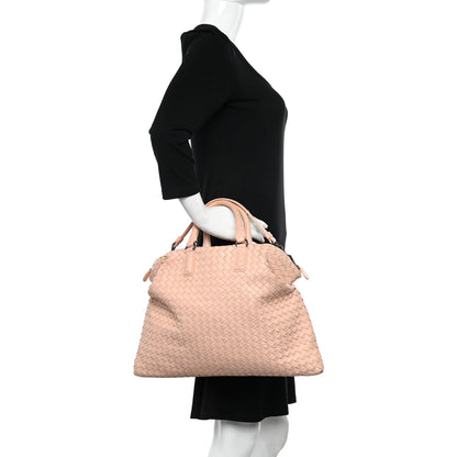 Bottega Veneta Nappa Intrecciato Medium Convertible Tote Flamingo 2 of 11