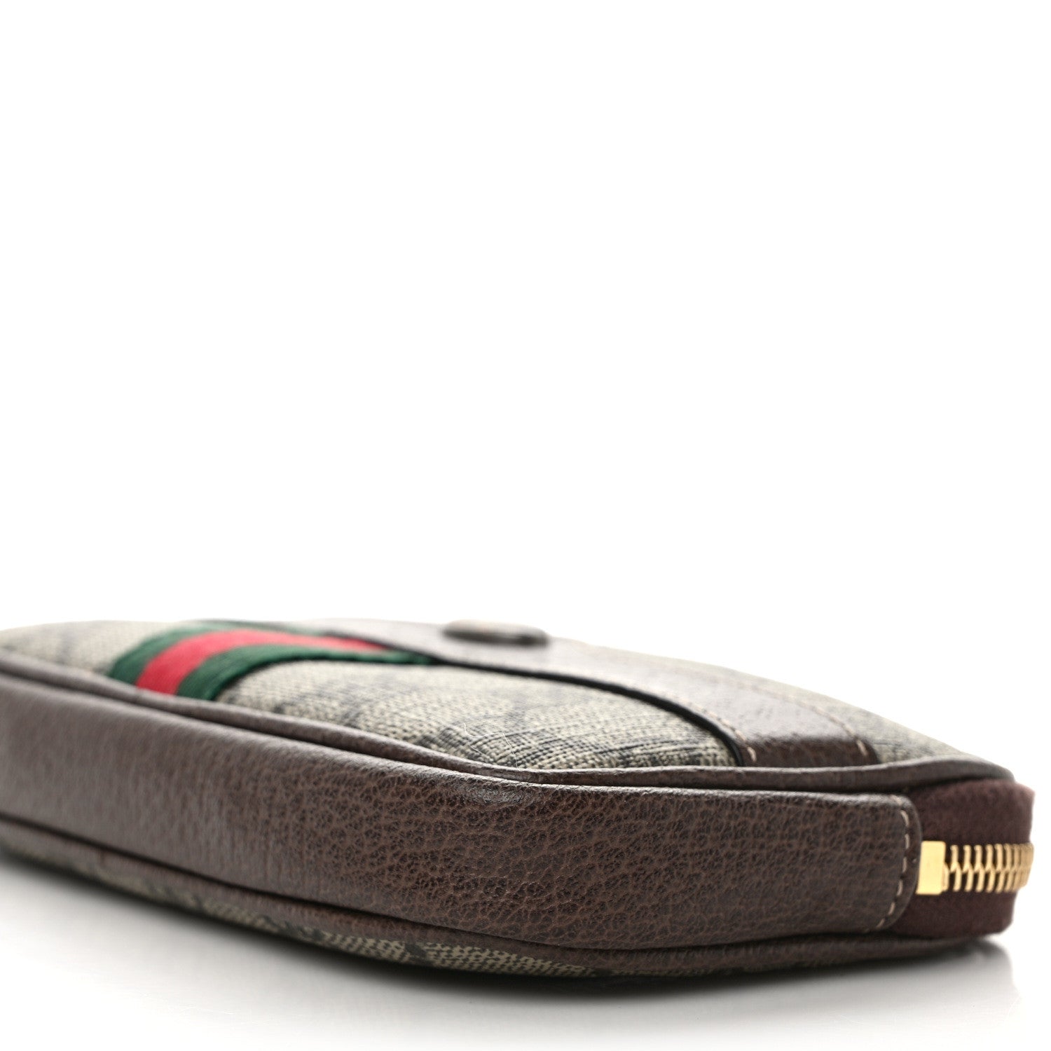 Gucci GG Supreme Monogram Ophidia Belted iPhone Case 95 38 Dark Brown 10 of 11