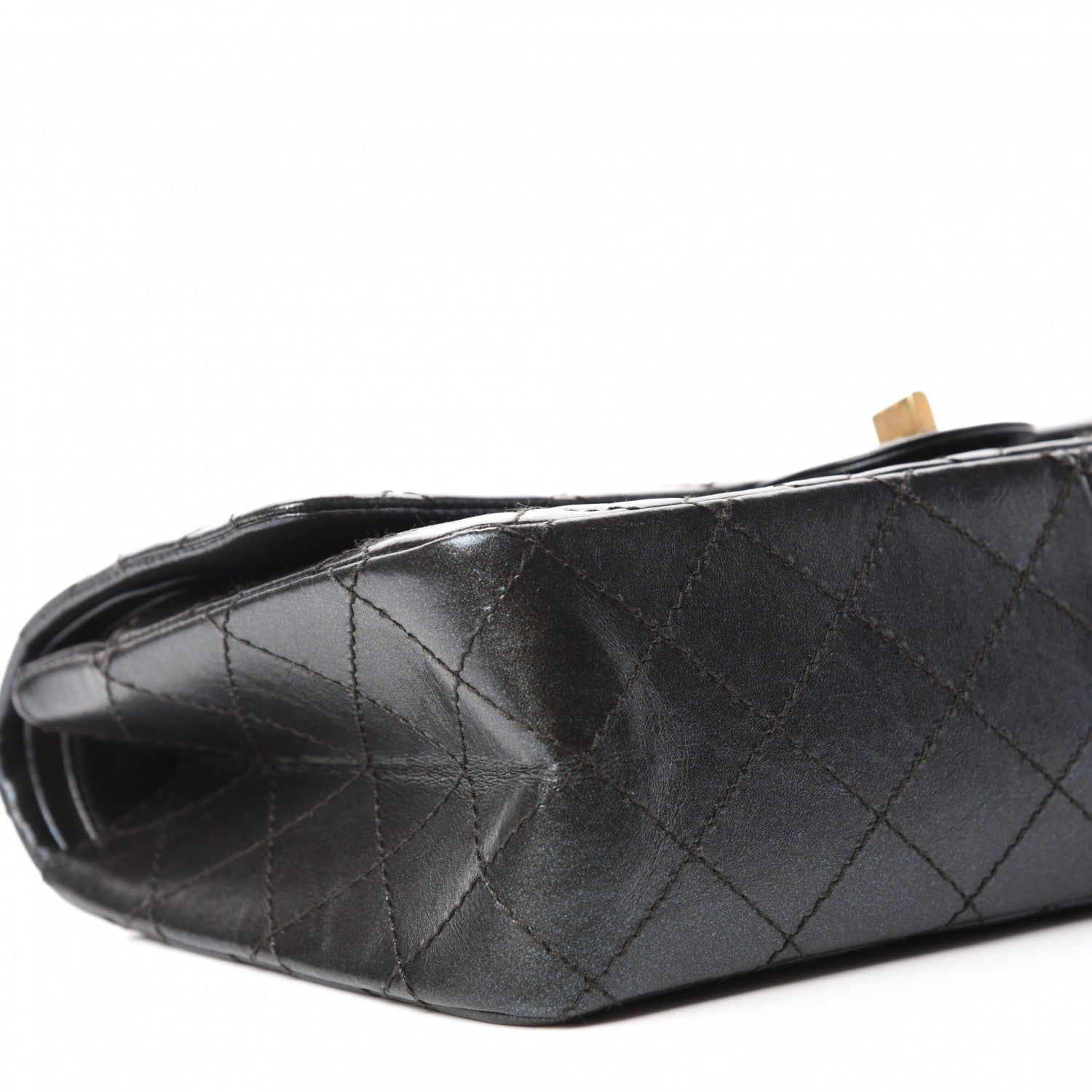 Chanel Glittered Aged Calfskin Quilted 2.55 Reissue 226 Flap Black 6 of 11