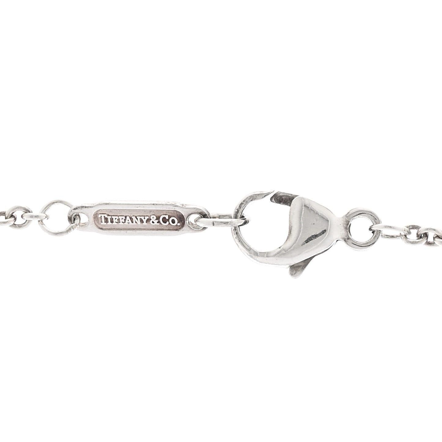 Sterling Silver 1837 Lock Charm Pendant Necklace