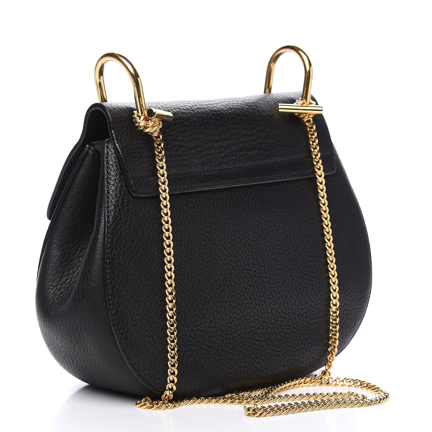 Chloe Grained Lambskin Mini Drew Shoulder Bag Black 2 of 7
