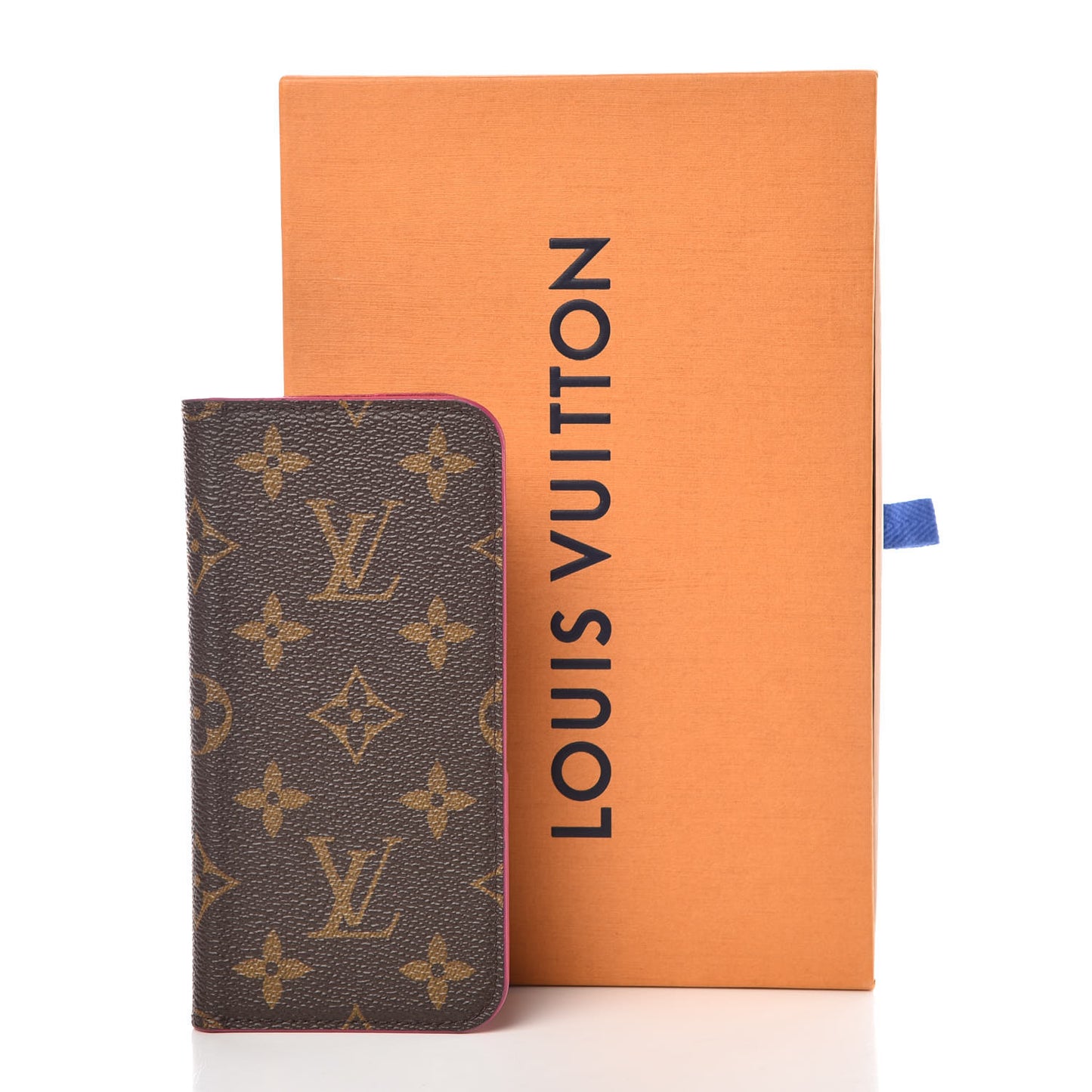 Monogram iPhone X Folio Case Rose Pop
