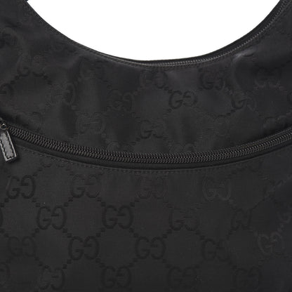 Gucci Nylon Monogram Small Hobo Black 9 of 9