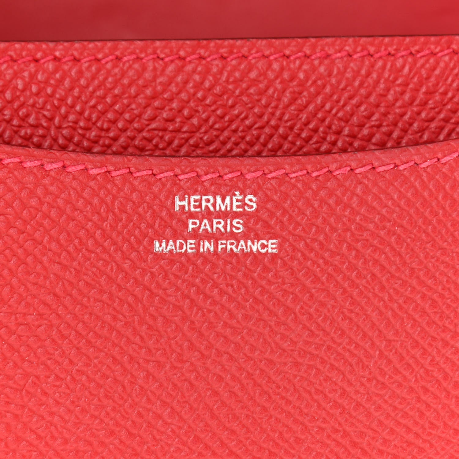 Hermes Epsom Constance 18 Rouge Casaque 6 of 13