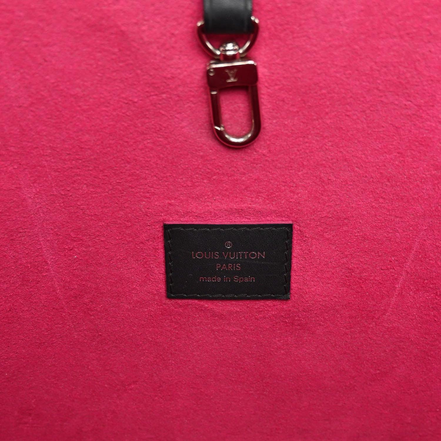 Louis Vuitton Epi Neverfull MM Black Hot Pink 8 of 16