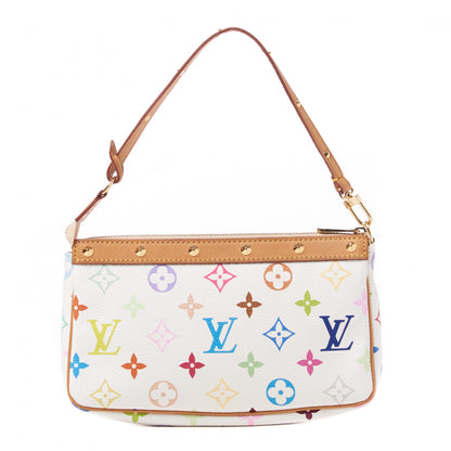 Louis Vuitton Monogram Multicolor Pochette Accessories White 1 of 7