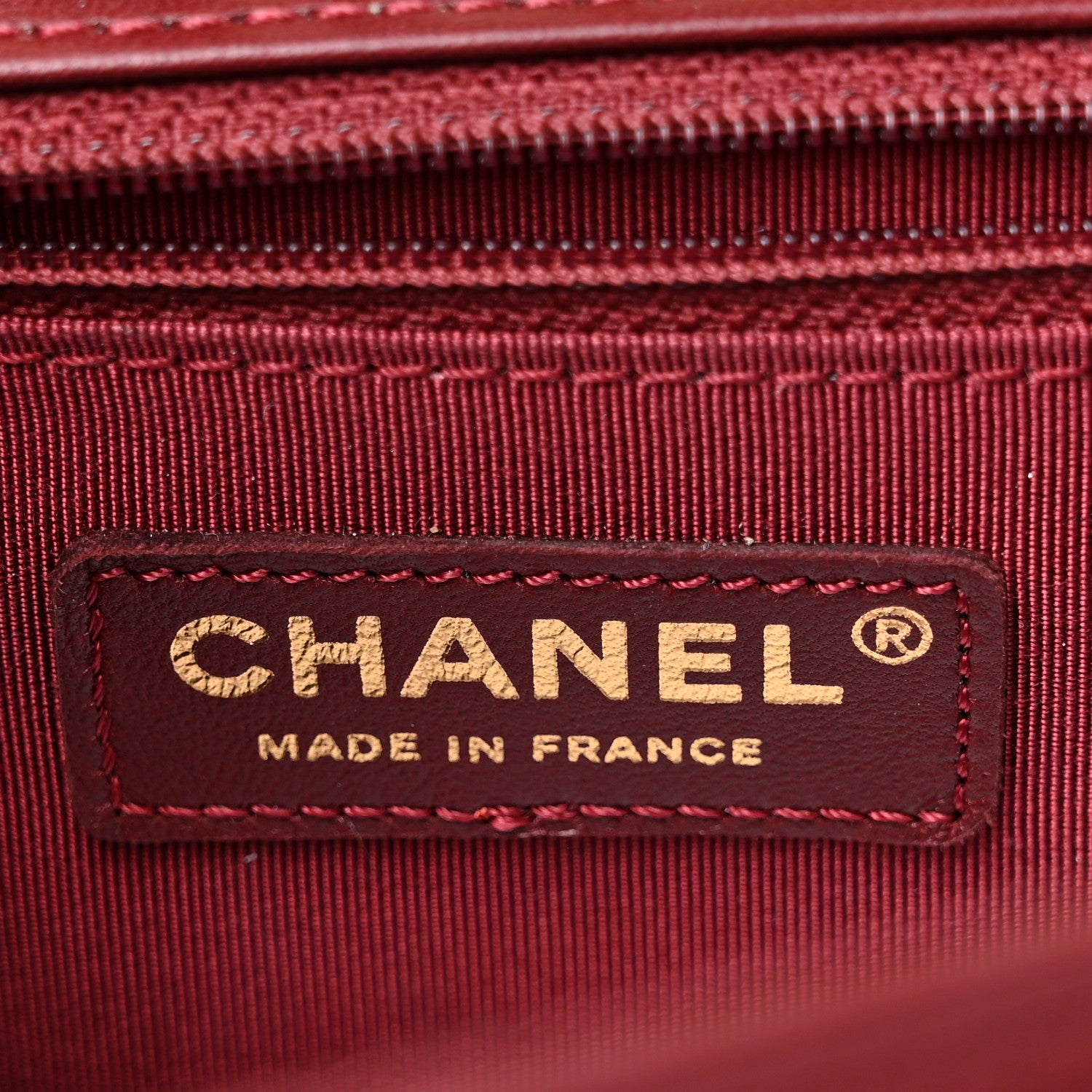 Chanel Lambskin Quilted New Medium Boy Flap Dark Red 6 of 15