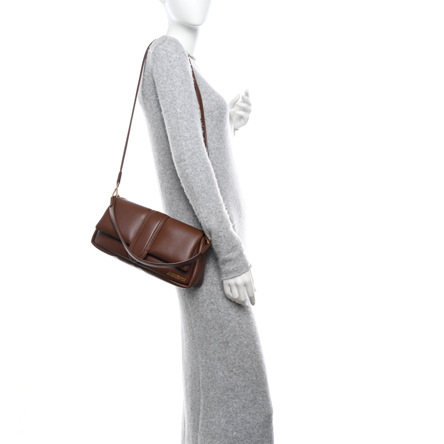 Jacquemus Padded Lambskin Le Bambimou Brown 2 of 14