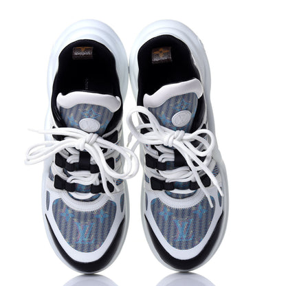 Louis Vuitton Calfskin Nylon LV Pop Archlight Sneaker 39 Blue 6 of 11