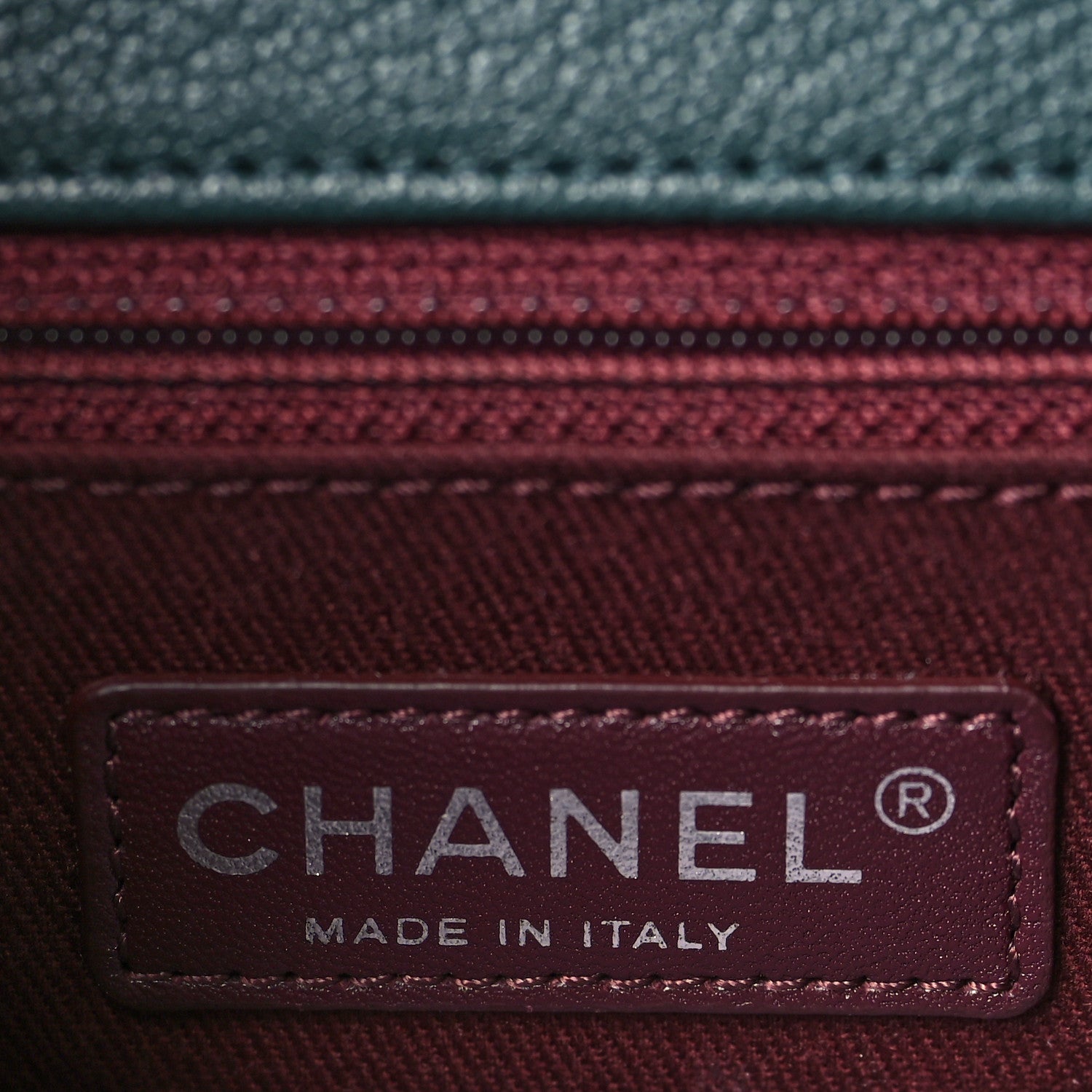 Chanel Goatskin Quilted Medium Perfect Edge Flap Green 6 of 9