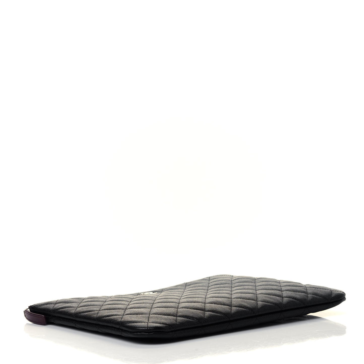 Caviar Quilted Medium Cosmetic Case Black