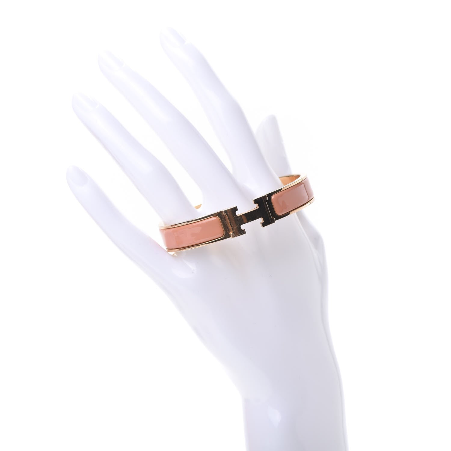 Hermes Enamel Narrow Clic Clac H Bracelet PM Makeup 2 of 5