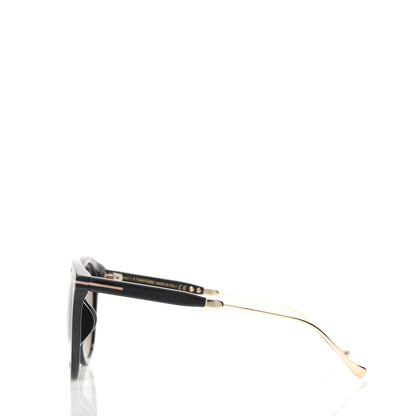 Tom Ford Round TF642-K Sunglasses Black 3 of 8
