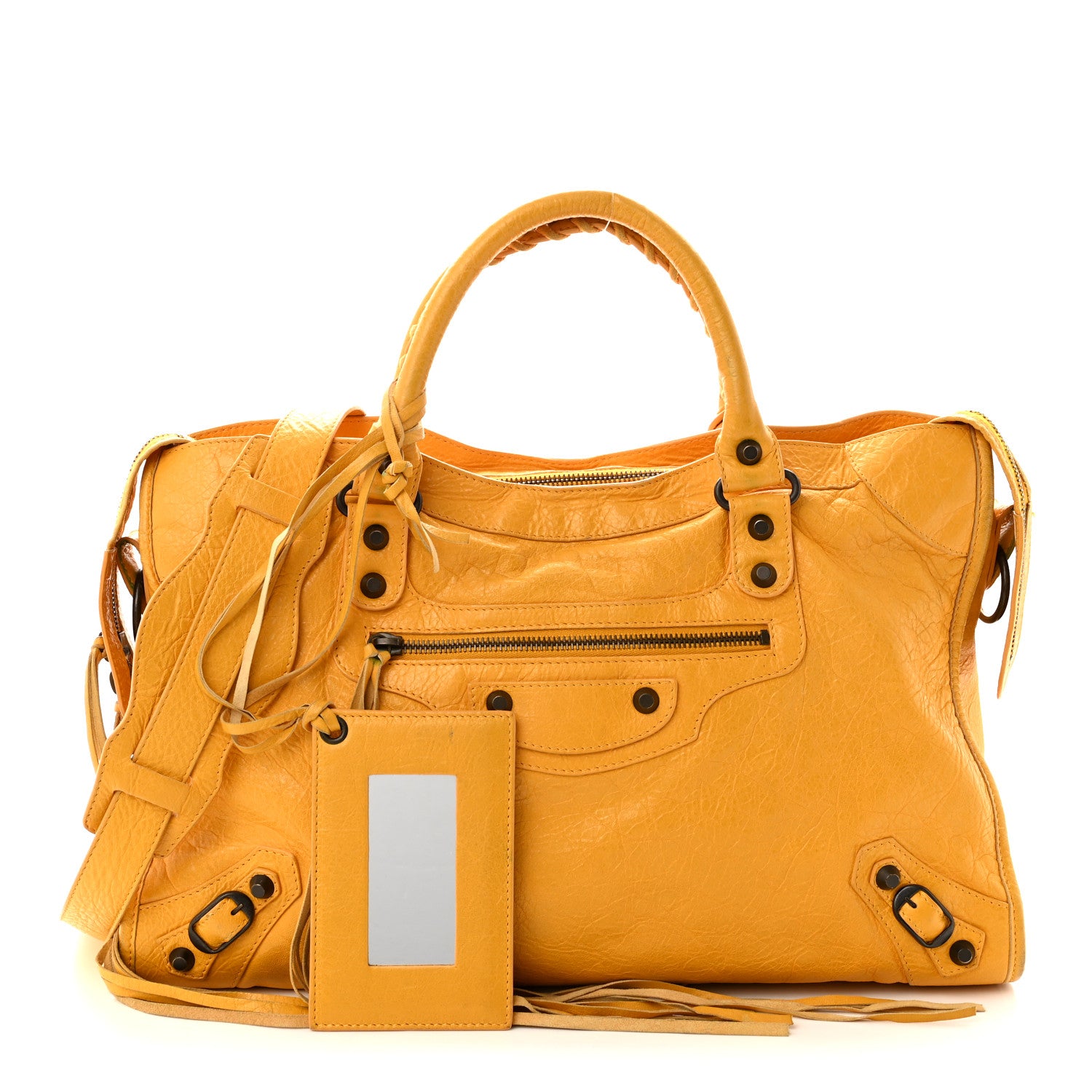 Balenciaga Agneau Classic Hardware City Jaune Moutarde 3 of 11